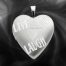 Quality Sterling Silver Heart Lockets (Live, Love, Laugh) QLS238