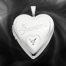 Quality Sterling Silver Heart Lockets (Grandma With Diamond) QLS252