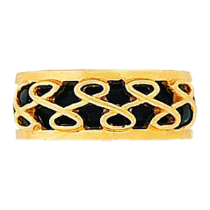 Hidalgo Interchangeable Rings Yellow Gold Ring Jacket (RN2316)