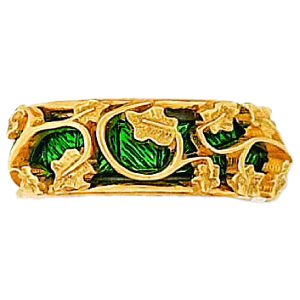 Hidalgo Interchangeable Rings Yellow Gold Ring Jacket (RN2375)
