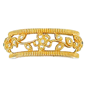 Hidalgo Interchangeable Rings Yellow Gold Ring Jacket (RN2390)