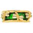 Hidalgo Interchangeable Rings Yellow Gold Ring Jacket (RN2395)