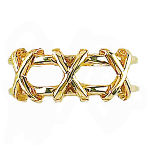 Hidalgo Interchangeable Rings Yellow Gold Ring Jacket (RS7006)