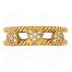 Hidalgo Interchangeable Rings Yellow Gold Ring Jacket (RS7121)