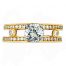 Hidalgo Interchangeable Rings Yellow Gold Ring Jacket (RS7154)