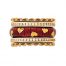Hidalgo Stackable Rings Heart Collection Set  (RS7504, RB5006 & RS7416)