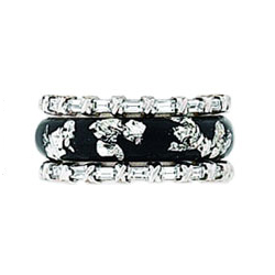 Hidalgo Stackable Rings Aviary Collection Set  (RS7526 & RS7402)