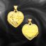 Quality Gold Heart Locket XL200