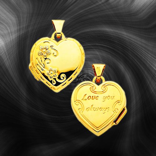 Quality Gold Heart Locket XL201