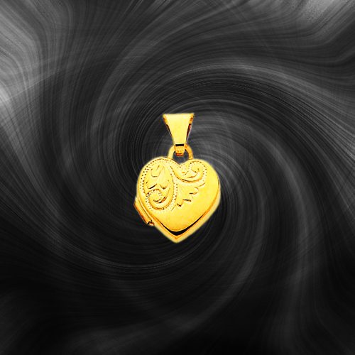 Quality Gold Heart Locket XL203
