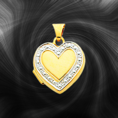Quality Gold Heart Locket XL255