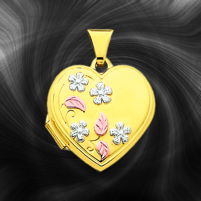 Quality Gold Heart Locket XL325