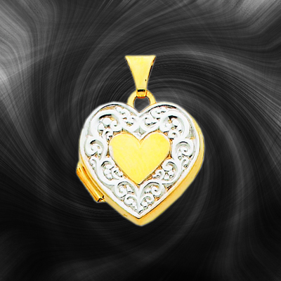 Quality Gold Heart Locket XL405