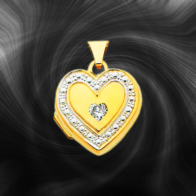 Quality Gold Heart Locket XL433