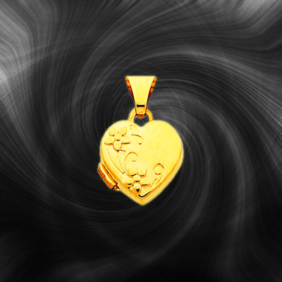 Quality Gold Heart Locket XL62