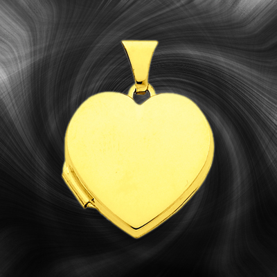 Quality Gold Heart Locket XL72