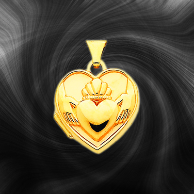 Quality Gold Heart Locket XL80