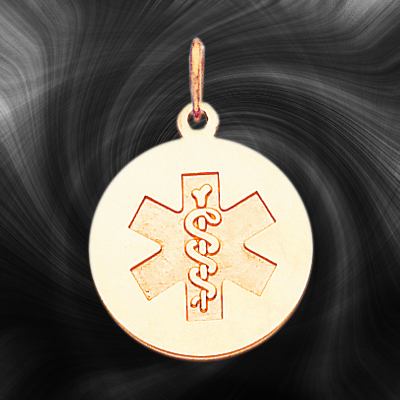Quality Gold Medical Jewelry Pendant XM408N