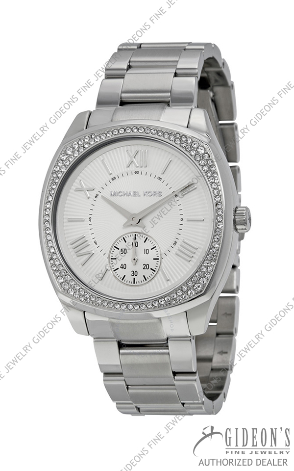 Michael Kors Bryn Silver Dial Stainless Steel Ladies Watch MK 6133 – Gideon  & Co. Jewelry Store